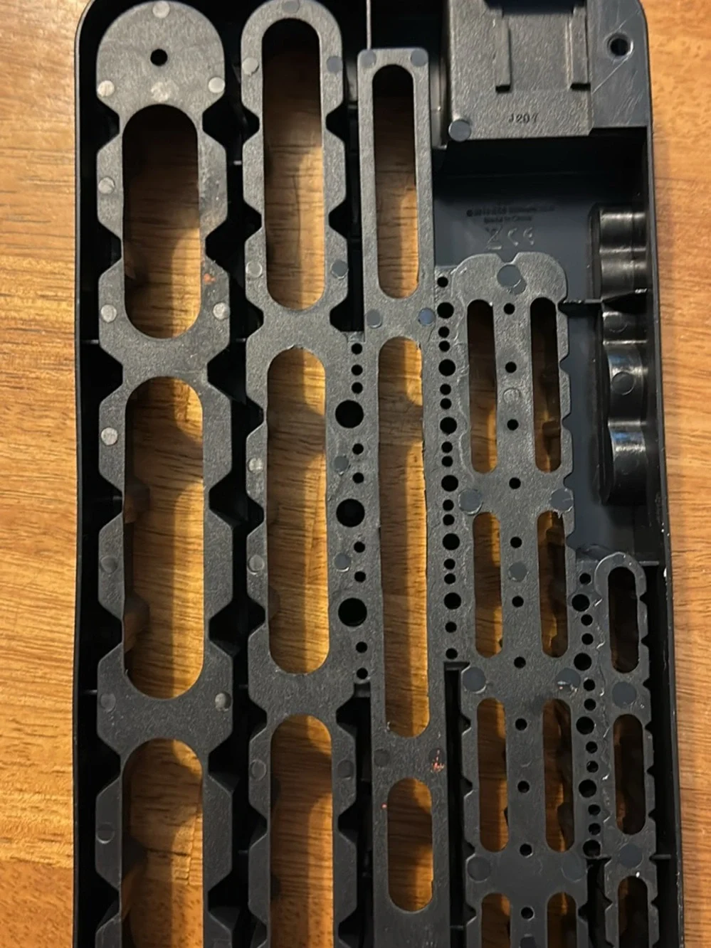 Battery Organizer & Tester Tray - Black 10” x 7.5”